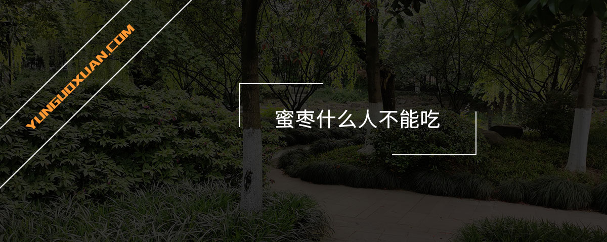 蜜棗什么人不能吃？