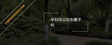 孕婦可以吃車厘子嗎？