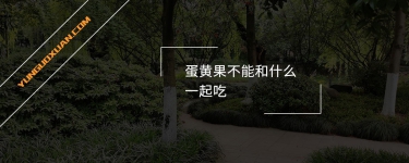 蛋黃果不能和什么一起吃？